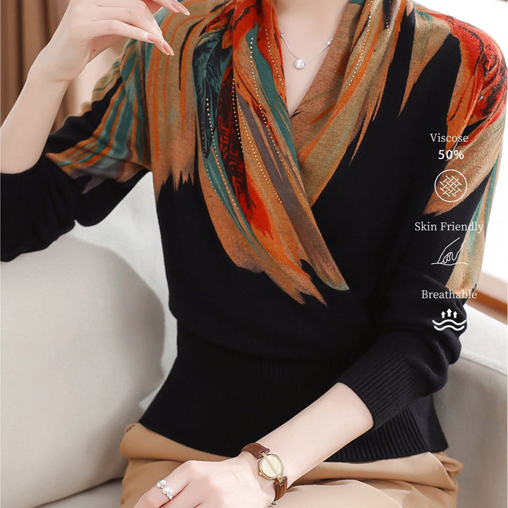 Rilena – Con Strass in Viscosa Maglione