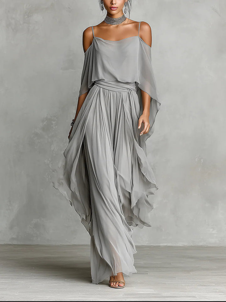 Arlise – Spalle Scoperte in Chiffon Completo