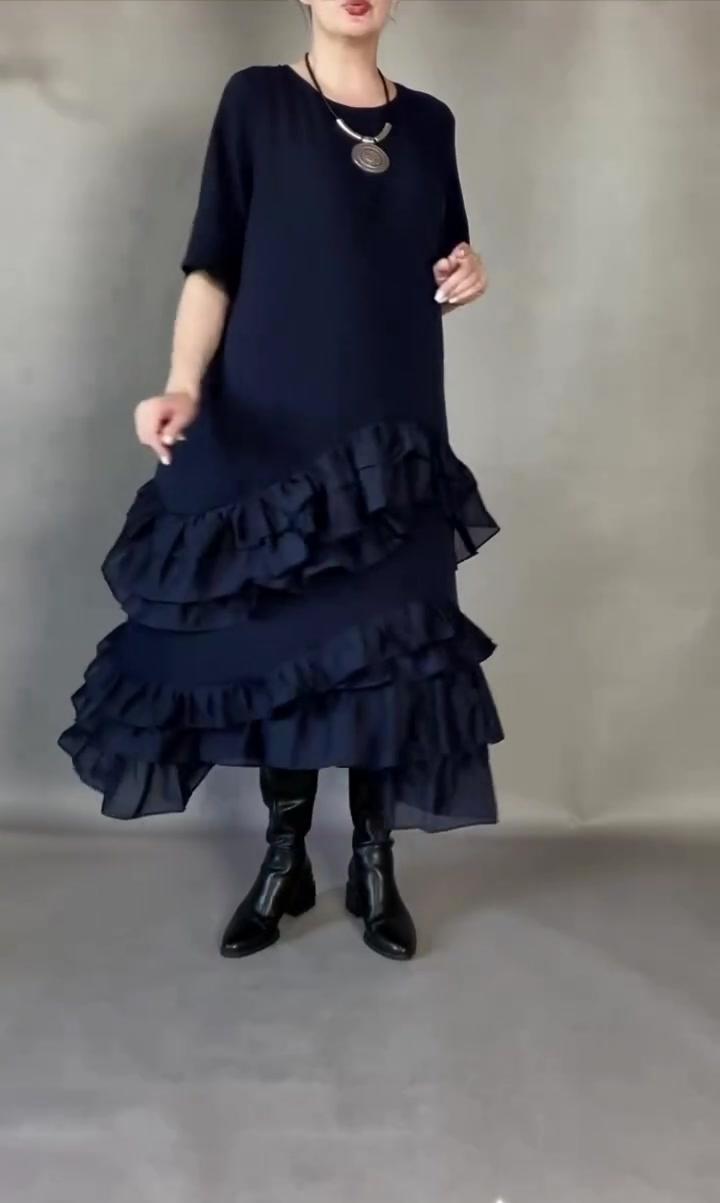 Eversley - Abito Lungo Elegante Morbido al Tatto