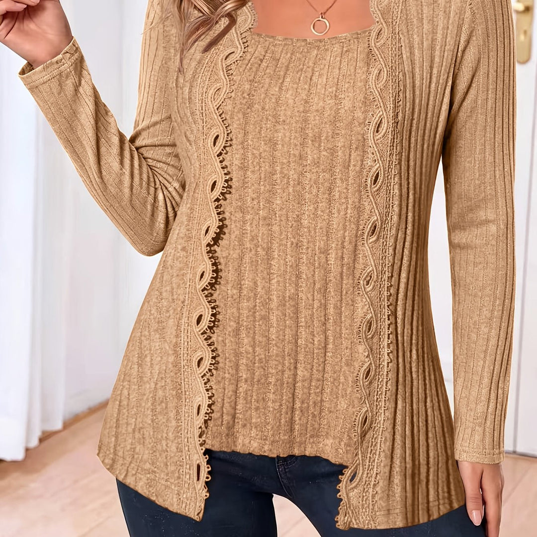 Zirela – A Strati in Maglia Stretch Top