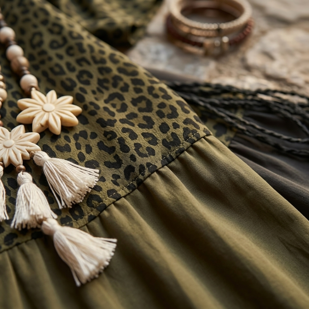 Relina – Maxi Boho a Strati Abito