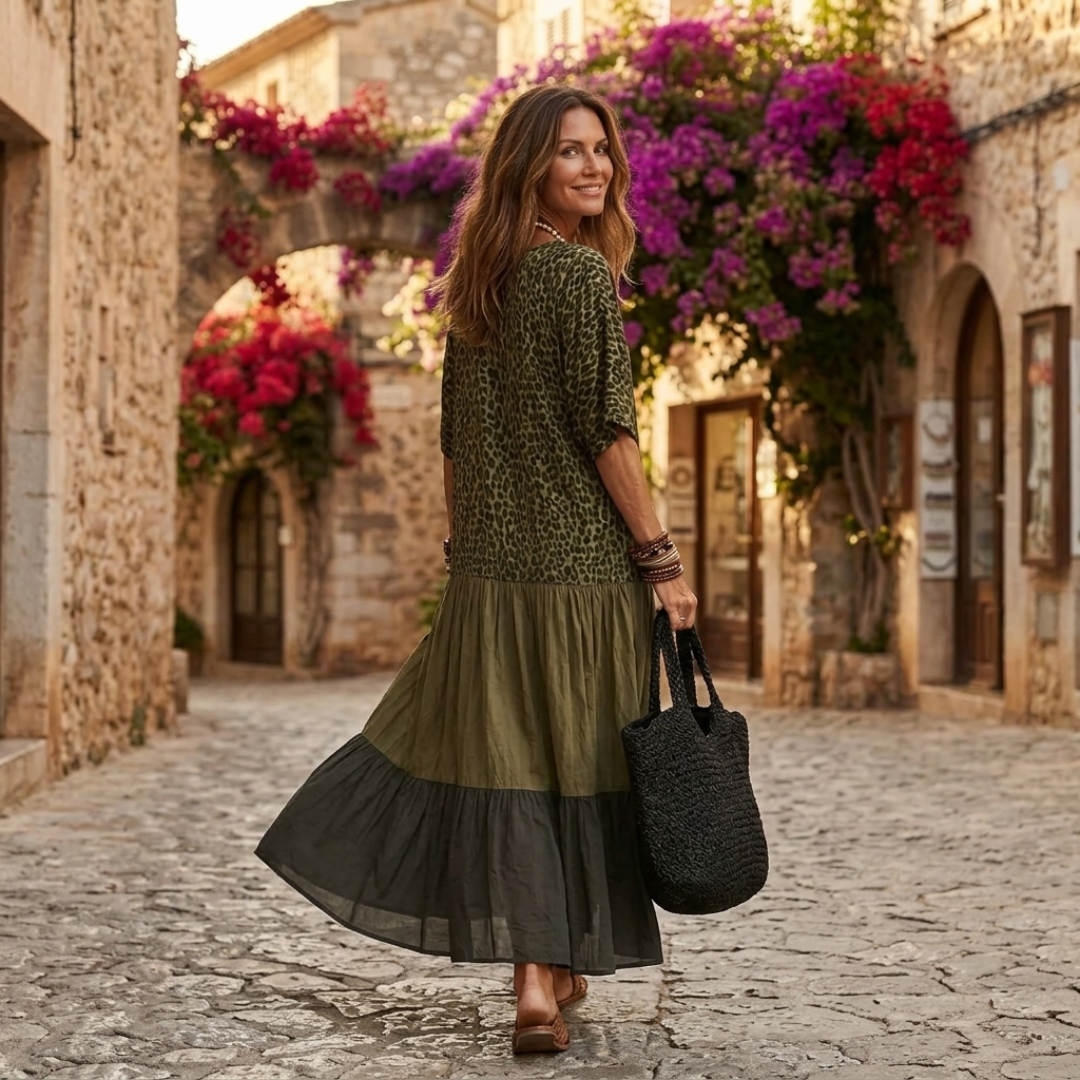 Relina – Maxi Boho a Strati Abito