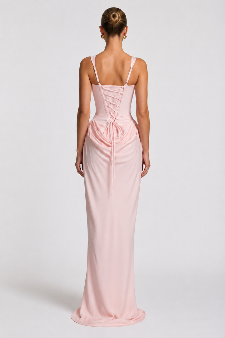 Rheva – Abito Maxi con Corsetto