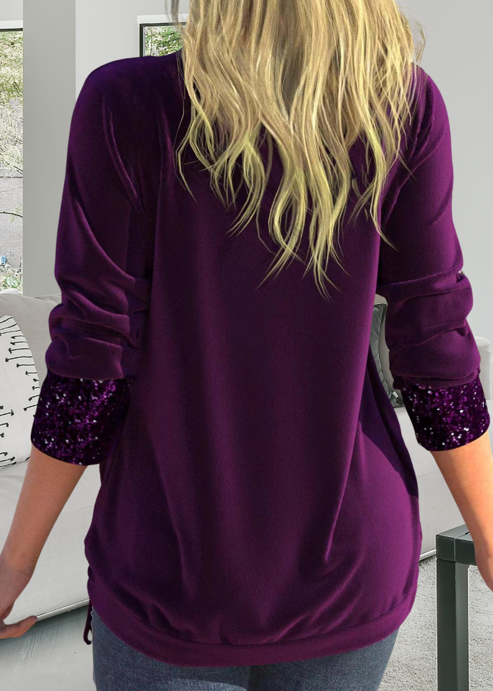 Rivena – A Due Pezzi con Paillettes Set di Top