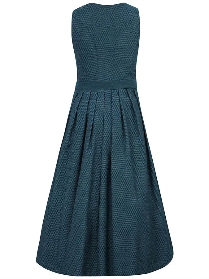 Solira – Abito Jacquard con Scollo a V