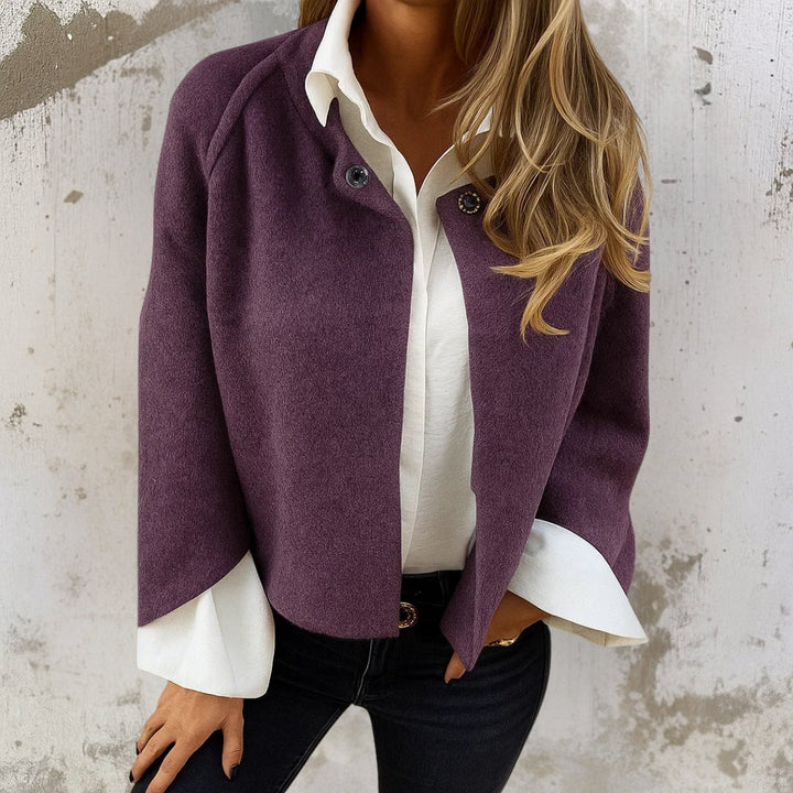 Nelira – Monopetto con Finitura in Cashmere Giacca