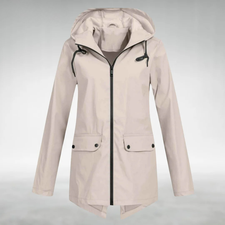 Calira – Impermeabile con Cappuccio Regolabile