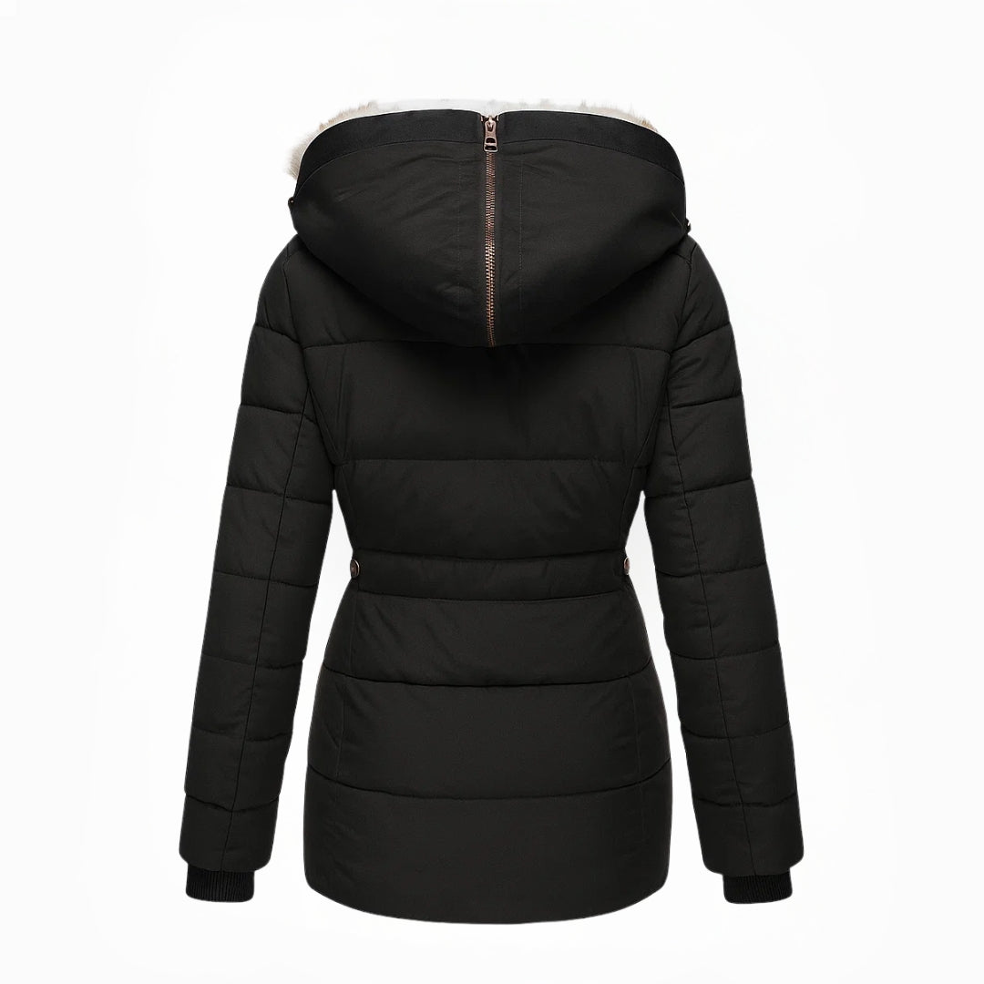 Con Cappuccio Rimovibile - Foderato in Pelliccia - Cappotto