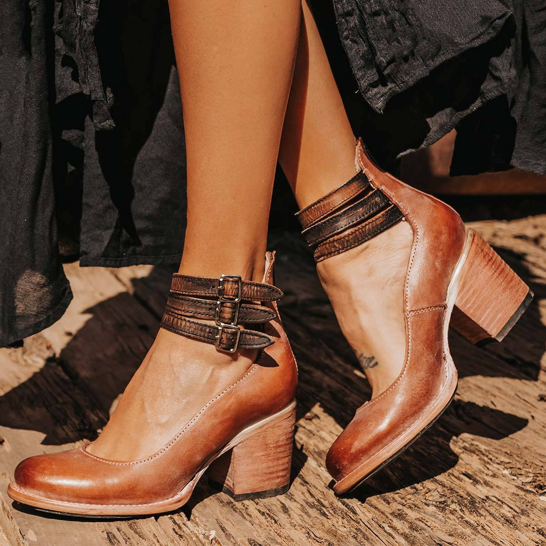 Navira – Con Cinghie in Pelle Scarpe con Tacco
