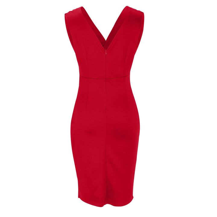 Soreli – Drappeggiato in Maglia Stretch, Abito Midi