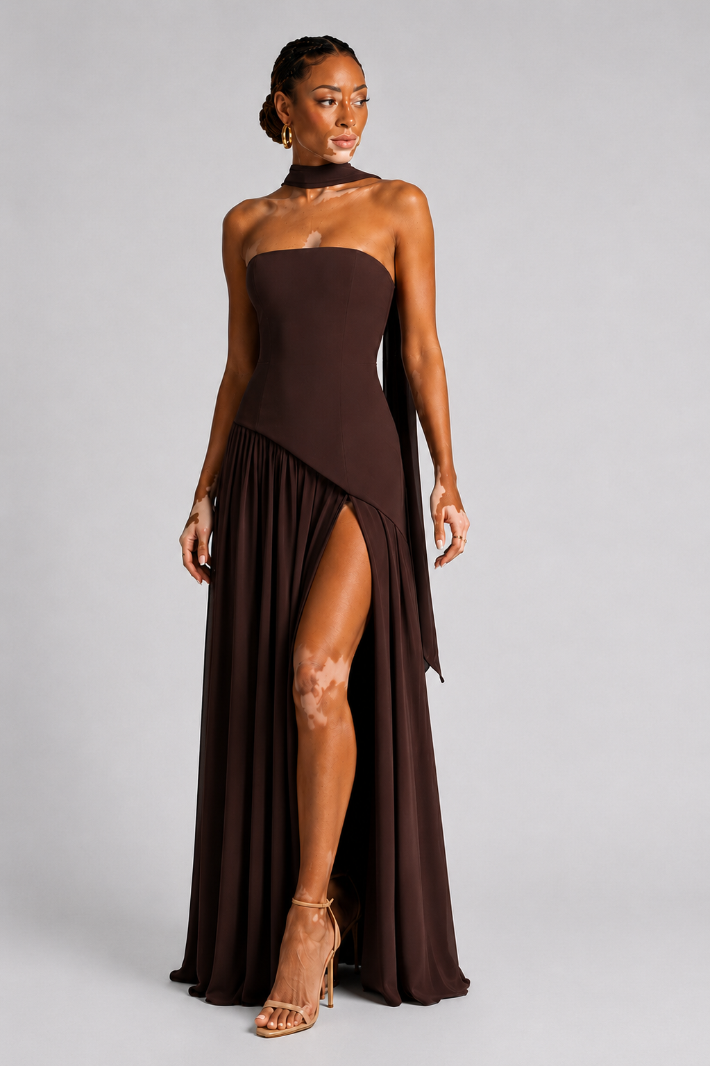 Eryla – Collo All'americana, Maxi Abito