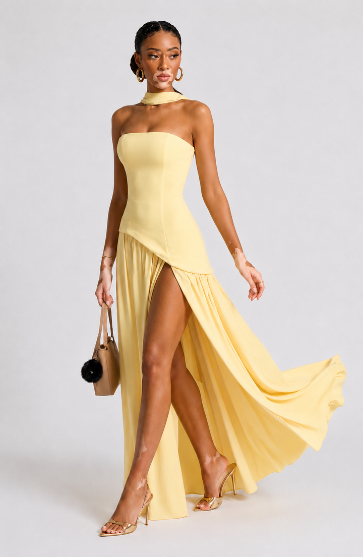 Eryla – Collo All'americana, Maxi Abito
