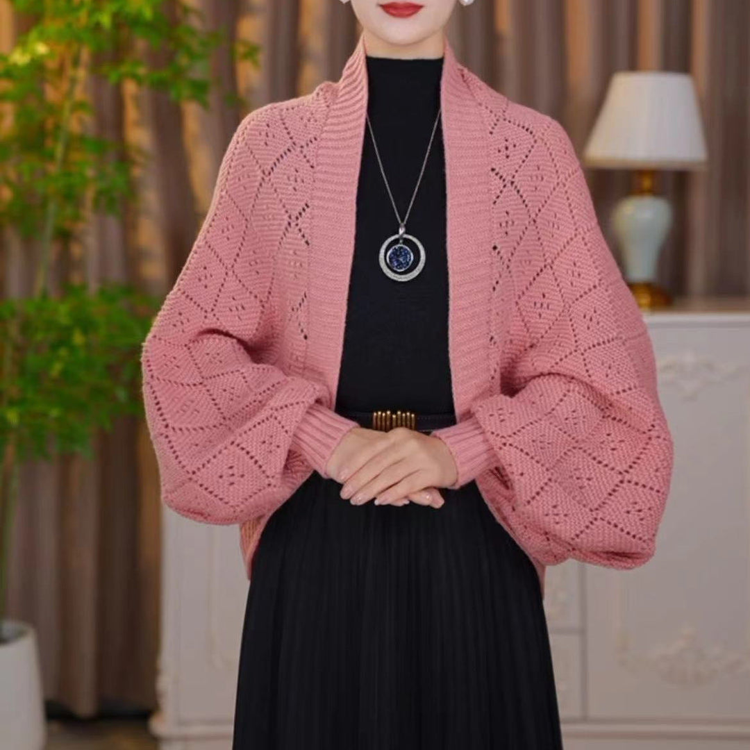 Eryla – Cardigan in Maglia a Punto Rete