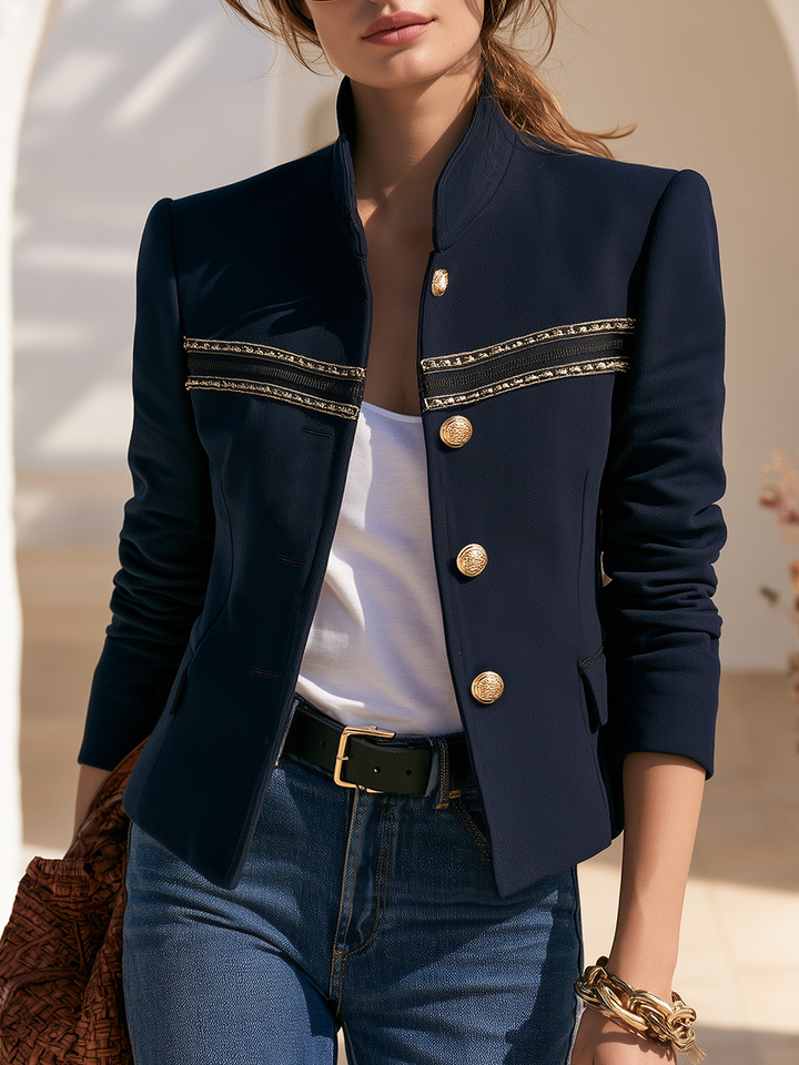 Nivara – Collo Alto in Tessuto, Giacca