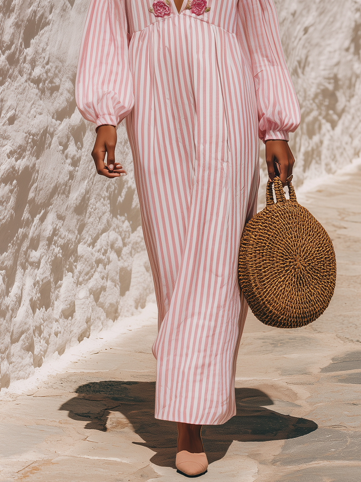 Jatelle – Maxi in Cotone Ricamato Abito