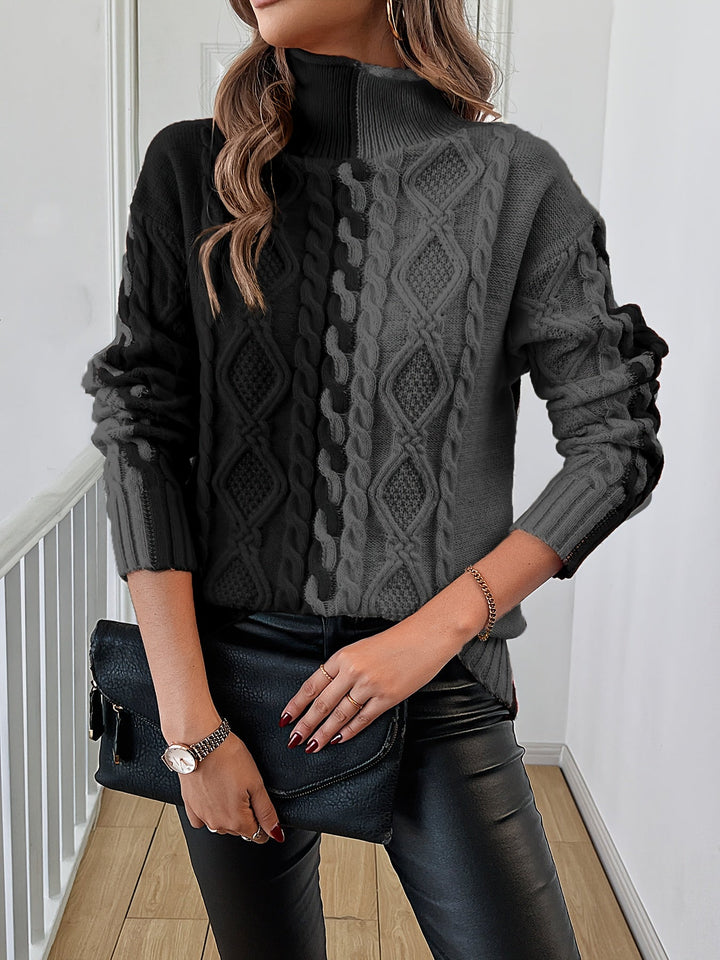 Nerise – A Righe Verticali in Maglia, Blusa