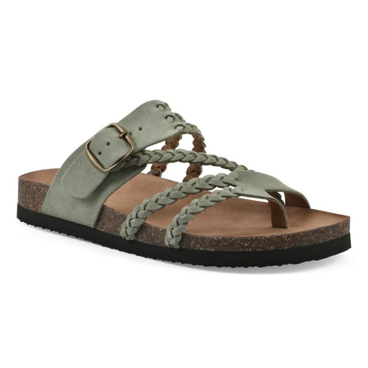 Selira – Sandali in Camoscio Intrecciato