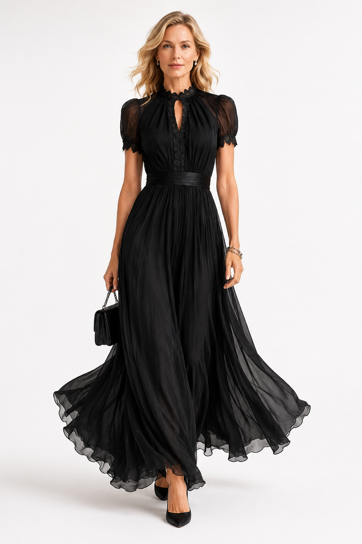 Rivana – Maxi in Chiffon Abito