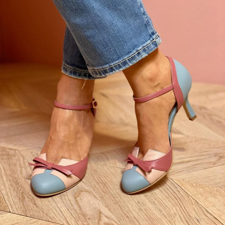 Kelira – Sandali con Fiocco Bicolore