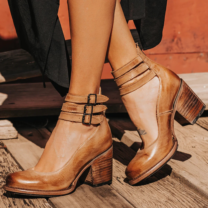 Navira – Con Cinghie in Pelle Scarpe con Tacco