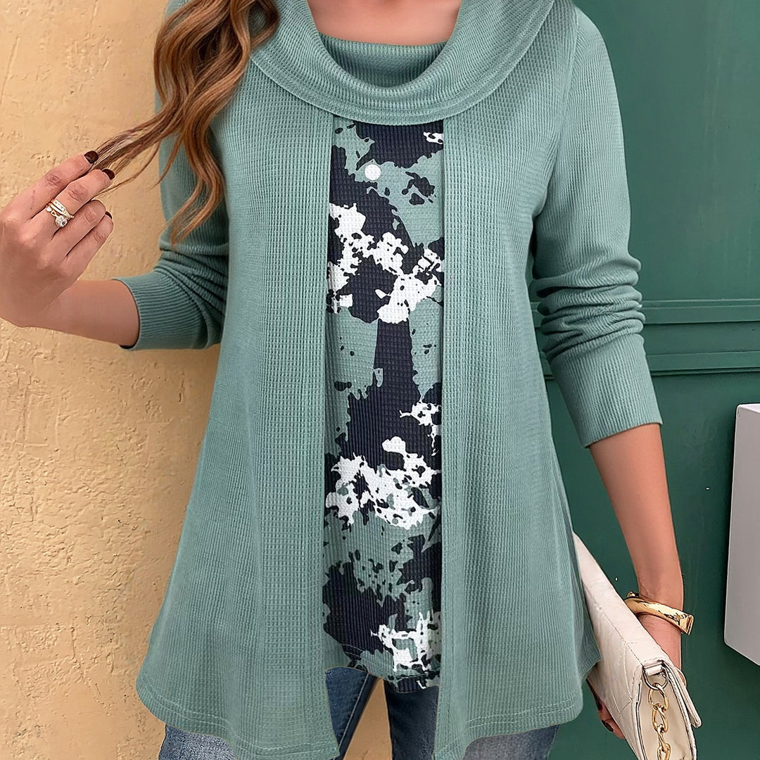 Tivora – Effetto Due Pezzi in Maglia Top