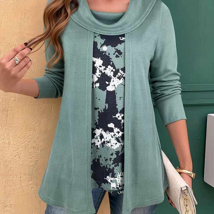 Tivora – Effetto Due Pezzi in Maglia Top