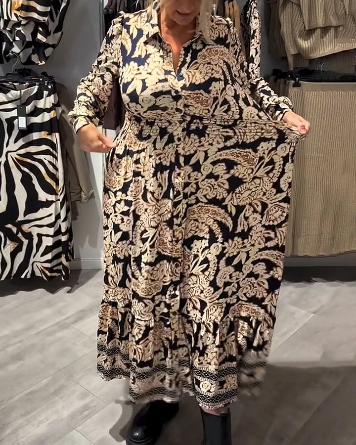 Naliri – Stampa Floreale – Stile Camicia – Abito