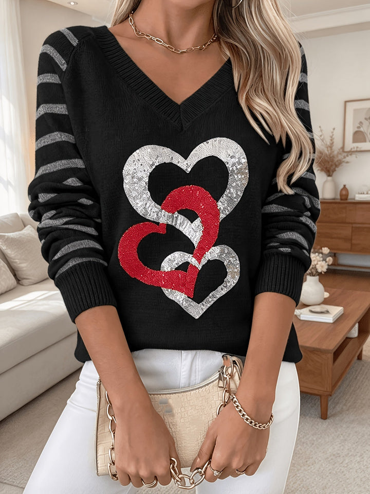 Velara – Con Paillettes in Maglia, Maglione