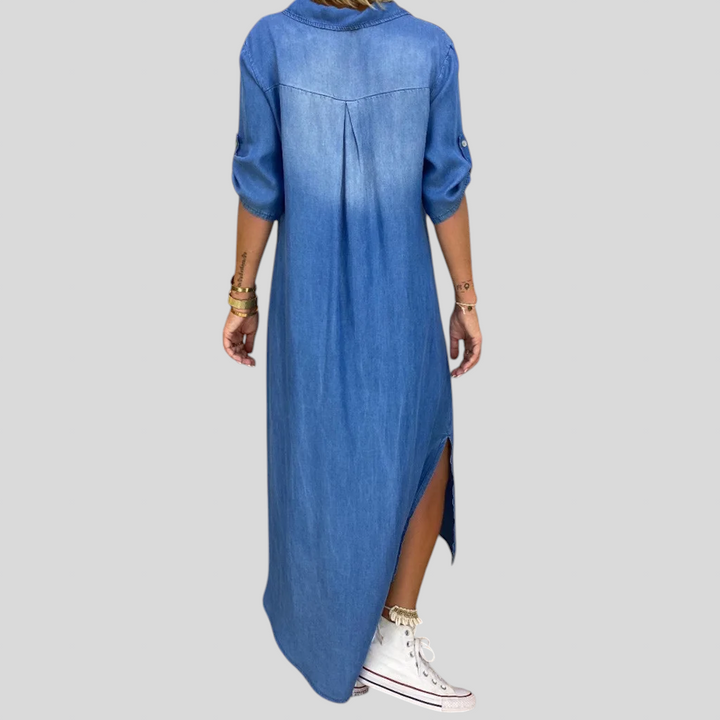 Mevra – Vestibilità Rilassata in Denim – Abito