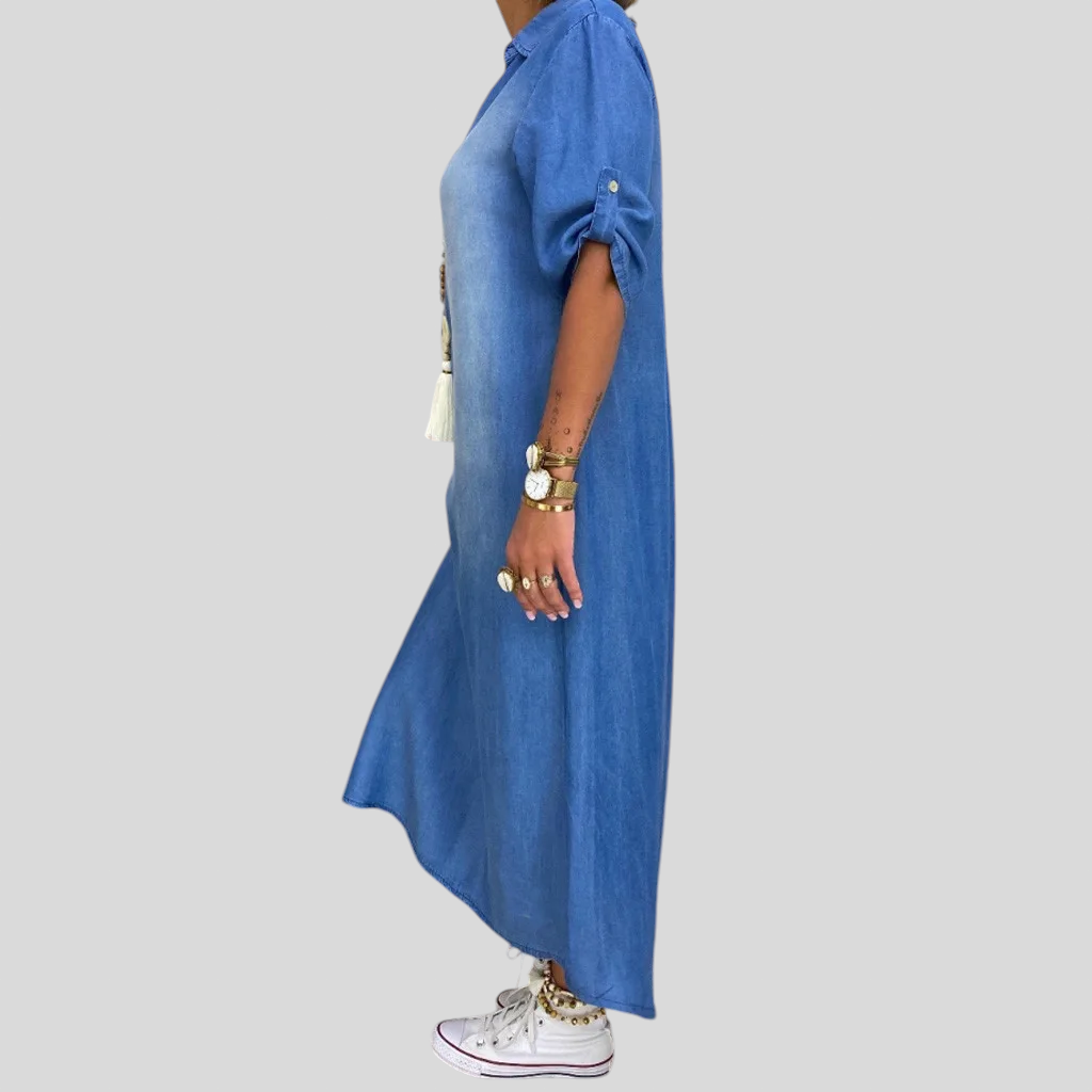 Mevra – Vestibilità Rilassata in Denim – Abito