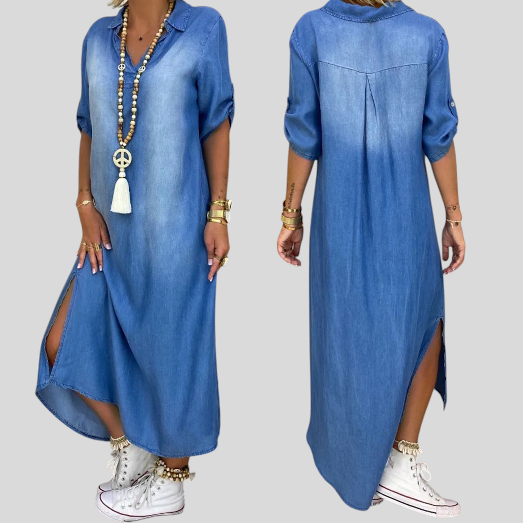 Mevra – Vestibilità Rilassata in Denim – Abito