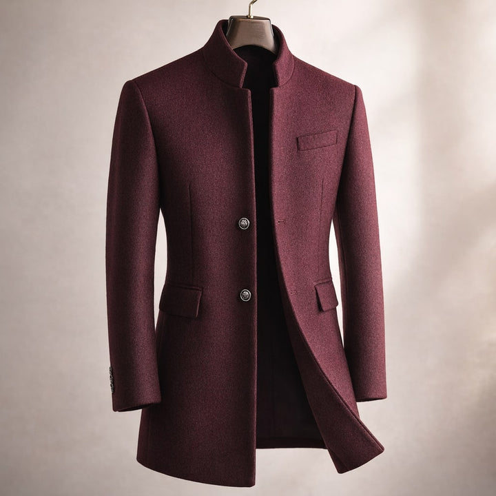 Clarendon - Cappotto in Misto Lana Strutturato
