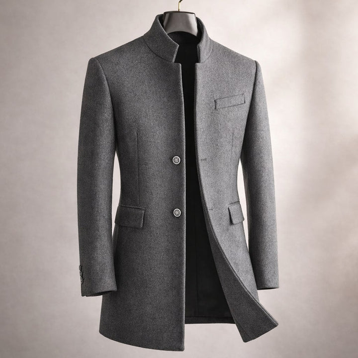 Clarendon - Cappotto in Misto Lana Strutturato