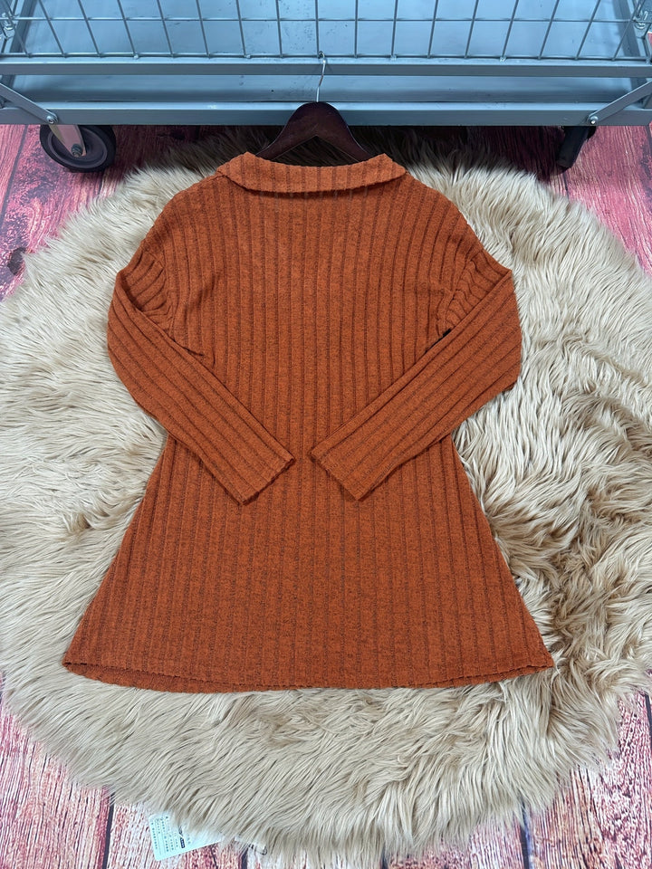 Novira – Scollo a V e Colletto a Costine T-Shirt