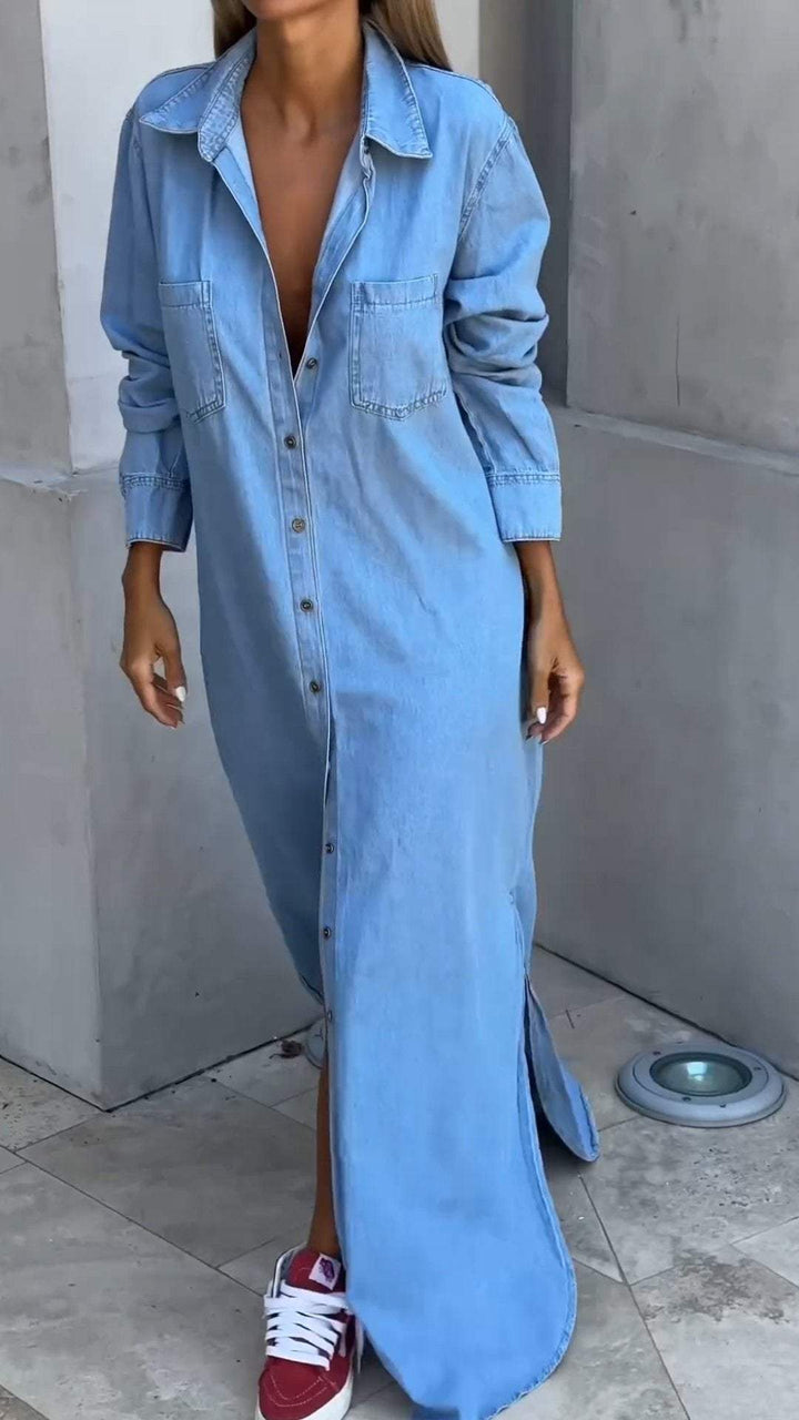 Zarelle – Con Tasche a Patta in Denim Abito