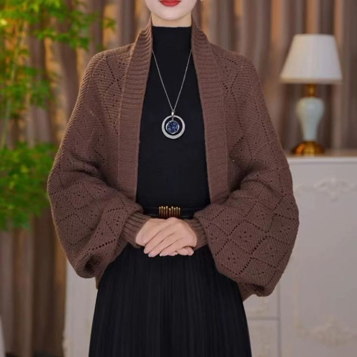 Eryla – Cardigan in Maglia a Punto Rete