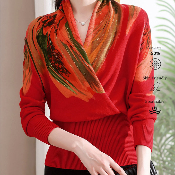 Rilena – Con Strass in Viscosa Maglione