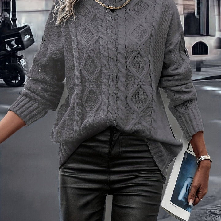 Nerise – A Righe Verticali in Maglia, Blusa