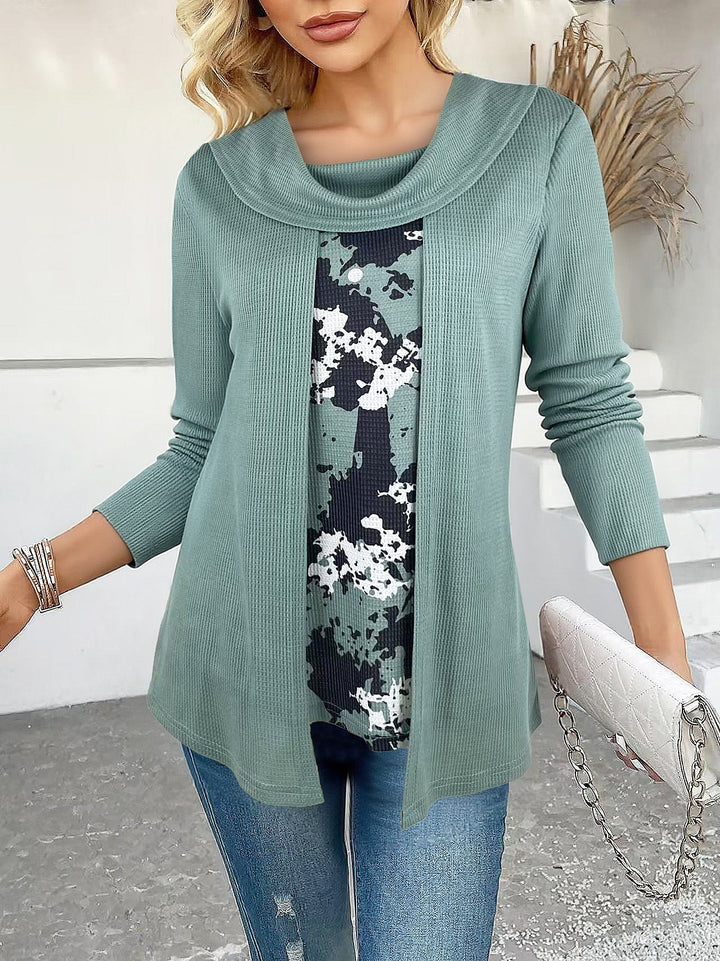 Tivora – Effetto Due Pezzi in Maglia Top