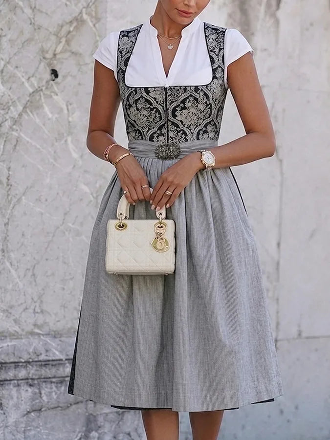 Nivara - Con Lacci in Jacquard Abito