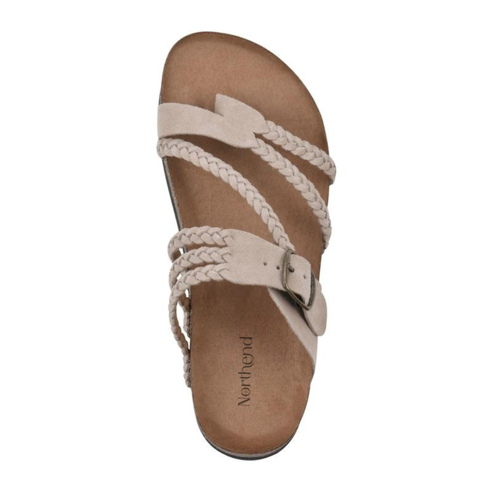 Selira – Sandali in Camoscio Intrecciato