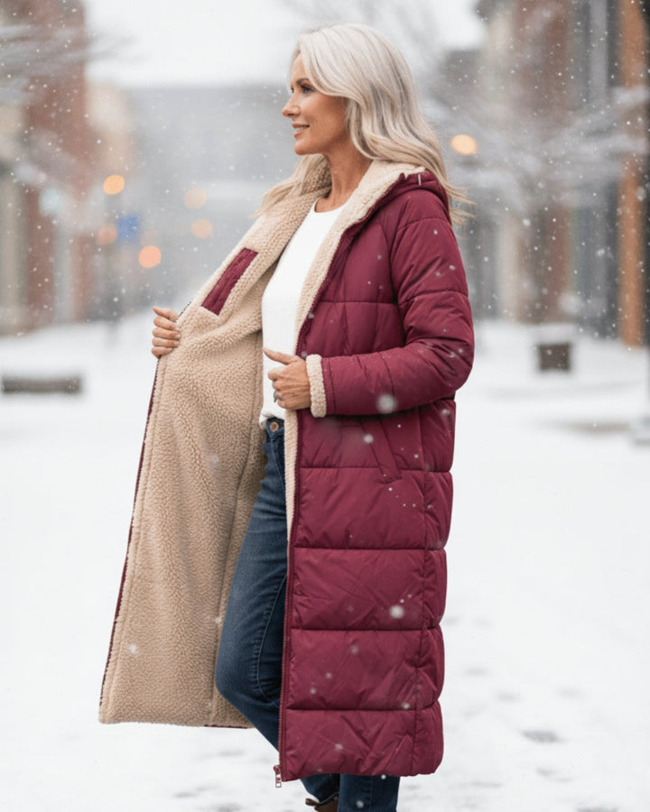 Arlise – Reversibile Foderato in Sherpa Cappotto