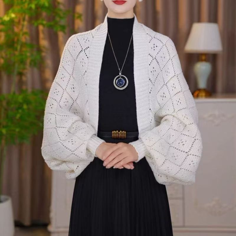 Eryla – Cardigan in Maglia a Punto Rete