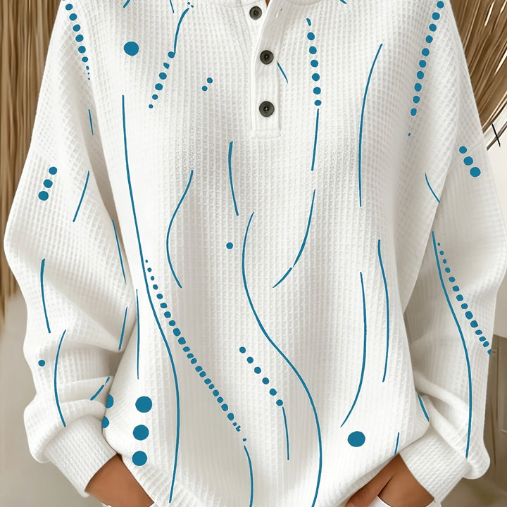 Calira – A Pois in Maglia a Nido d'Ape Top