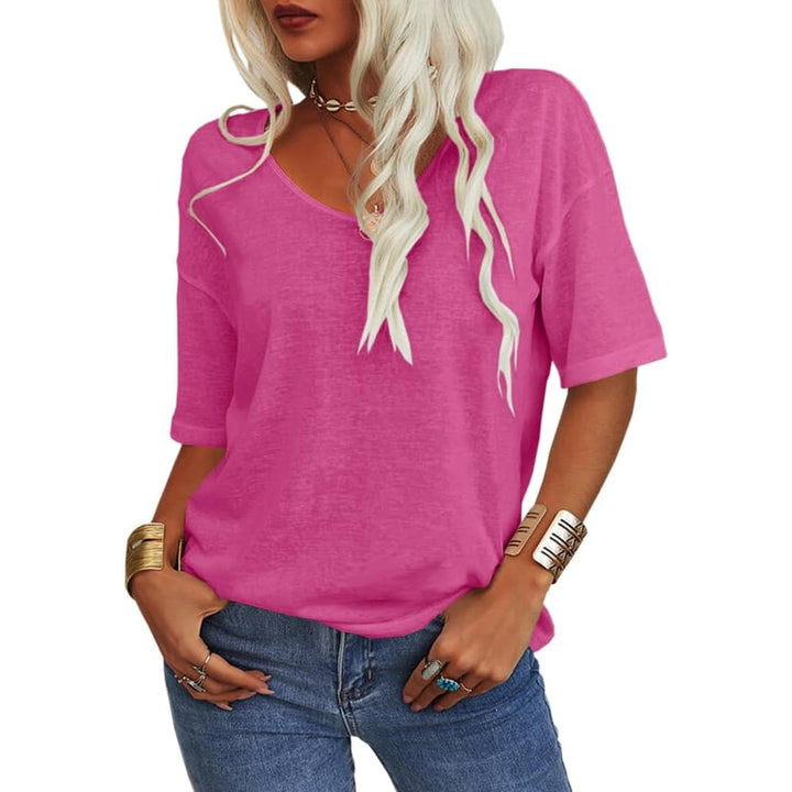 Kelira – Maniche a Petalo in Jersey Elasticizzato T-shirt