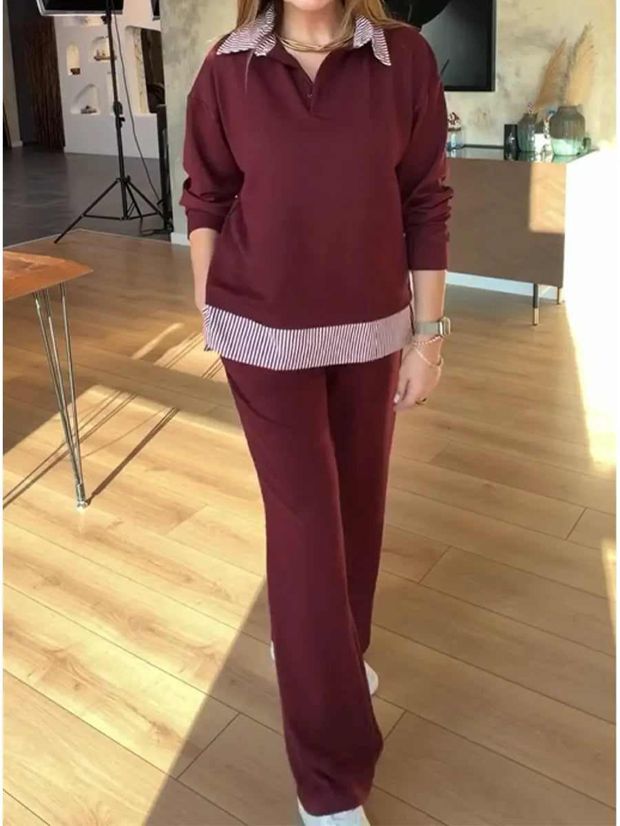 Velani – Patchwork in Cotone, Set Felpa e Pantaloni