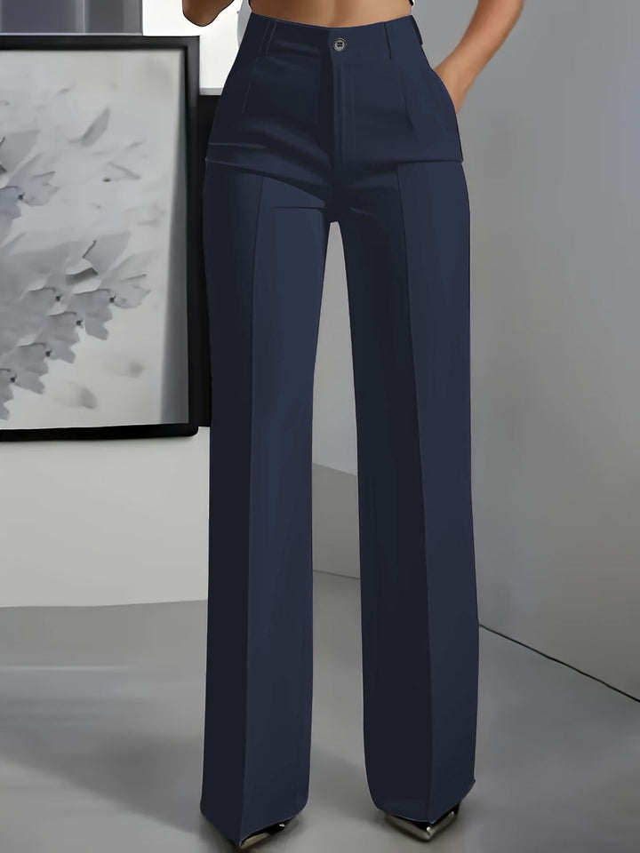 Ilyra – A Vita Alta in Tessuto Stretch Pantaloni