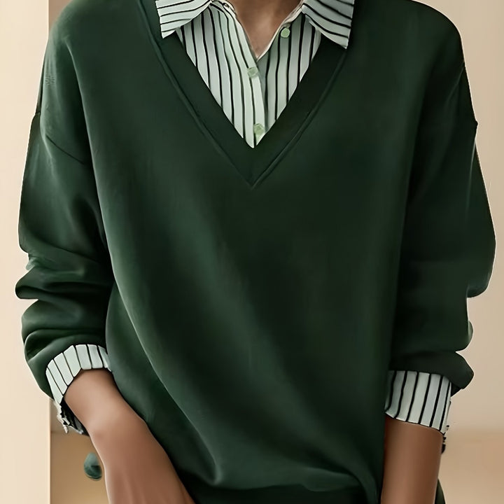 Calira – Colletto a Revers in Maglia Modello Polo