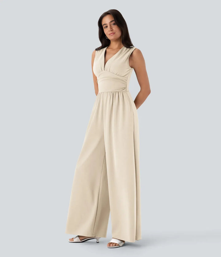 Avessa – Tuta con Pantaloni a Palazzo
