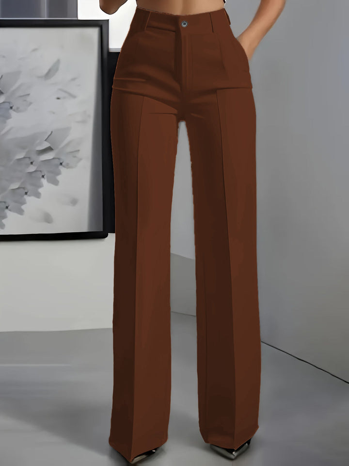 Ilyra – A Vita Alta in Tessuto Stretch Pantaloni